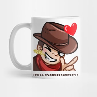 MrDaddyCountryTV Wink Dark Text Mug